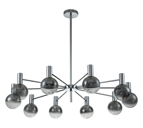 Люстра на штанге Indigo 13015/10R Chrome Collana