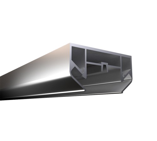 Профиль-адаптер для монтажа в натяжной потолок для однофазного шинопровода Crystal Lux CLT 0.212 05 3000 AL