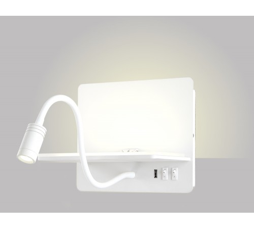 Бра Crystal Lux CLT 226W250USB WH