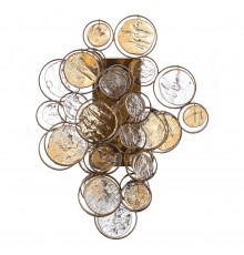 Бра Crystal Lux DESEO AP2 GOLD