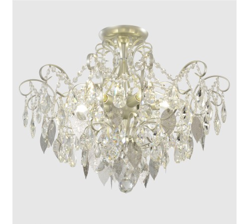 Светильник потолочный Crystal Lux ESMIRALDA PL6 SILVER