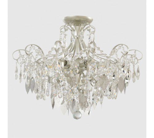 Светильник потолочный Crystal Lux ESMIRALDA PL6 SILVER