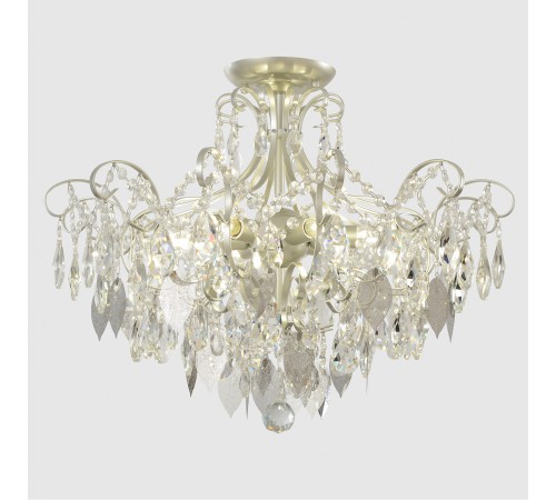 Светильник потолочный Crystal Lux ESMIRALDA PL6 SILVER