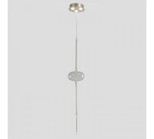 Светильник подвесной Crystal Lux GLASS SP3W LED CHROME