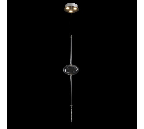 Светильник подвесной Crystal Lux GLASS SP3W LED CHROME