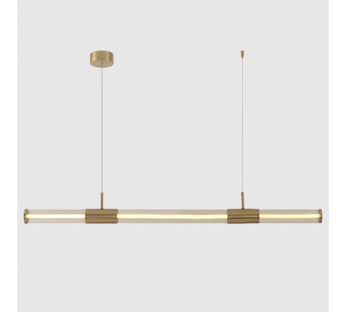 Светильник подвесной Crystal Lux LINEUP SP24W LED BRASS