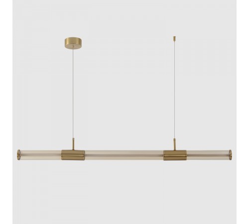 Светильник подвесной Crystal Lux LINEUP SP24W LED BRASS