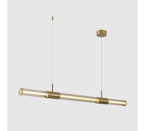 Светильник подвесной Crystal Lux LINEUP SP24W LED BRASS