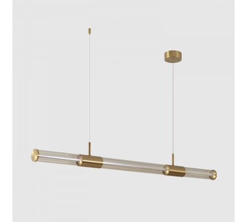 Светильник подвесной Crystal Lux LINEUP SP24W LED BRASS