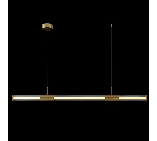 Светильник подвесной Crystal Lux LINEUP SP24W LED BRASS