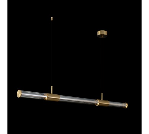 Светильник подвесной Crystal Lux LINEUP SP24W LED BRASS