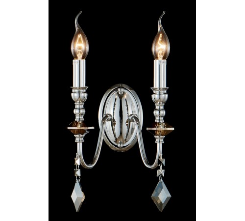 Бра Crystal Lux MERCEDES AP2 CHROME/SMOKE