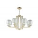 Люстра Crystal Lux NICOLAS SP-PL8 GOLD/WHITE