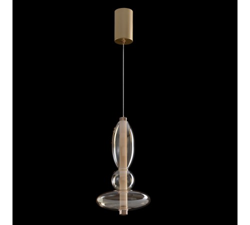 Светильник подвесной Crystal Lux QUASAR SP10W LED AMBER