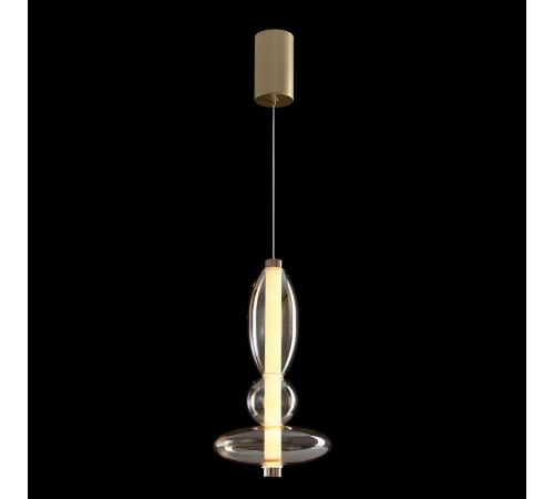 Светильник подвесной Crystal Lux QUASAR SP10W LED AMBER