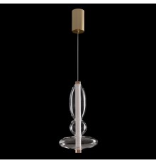 Светильник подвесной Crystal Lux QUASAR SP10W LED TRANSPARENT