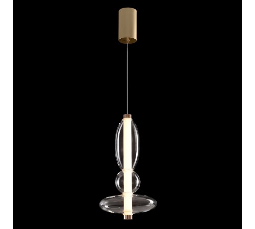 Светильник подвесной Crystal Lux QUASAR SP10W LED TRANSPARENT