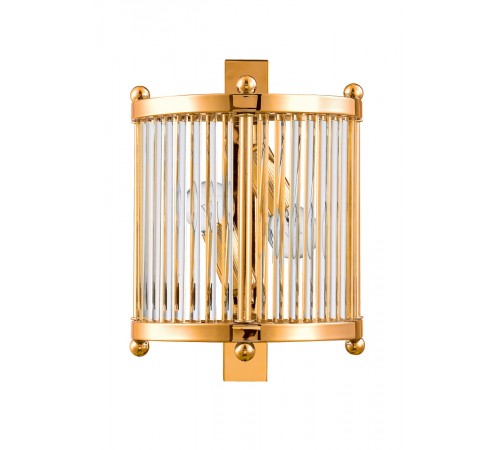 Бра Crystal Lux TADEO AP2 GOLD/TRANSPARENTE