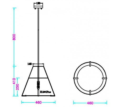 Светильник на штанге MyFar MR2450-1P Finn