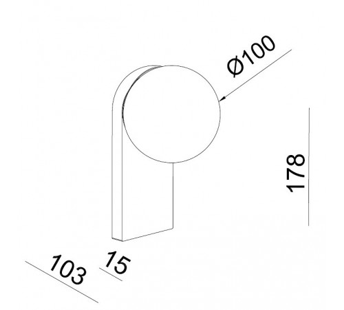 Бра Italline DE-317 bronze DE