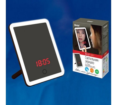 Зеркало настольное с подсветкой Uniel UL-00004160 TLD-591