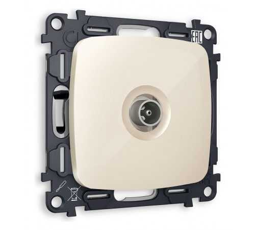 ТВ-розетка проходная без рамки Ambrella Volt MO313030 Quant