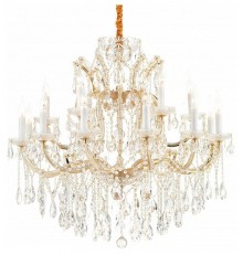 Подвесная люстра iLamp 6071-18 GD+CL Diamond