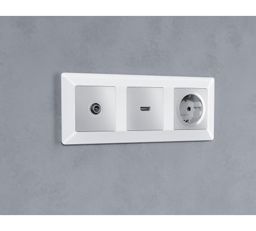 Накладка для розетки HDMI Ambrella Volt AP4140 Quant