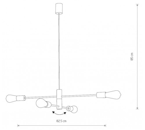 Подвесная люстра Nowodvorski 7935 Rotor