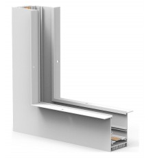 Соединитель угловой внутренний для треков встраиваемых Arlight 046928 MAG-CON-4560-F-L90-INT