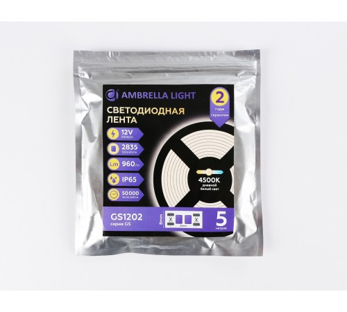 Лента светодиодная Ambrella Light GS1202 GS