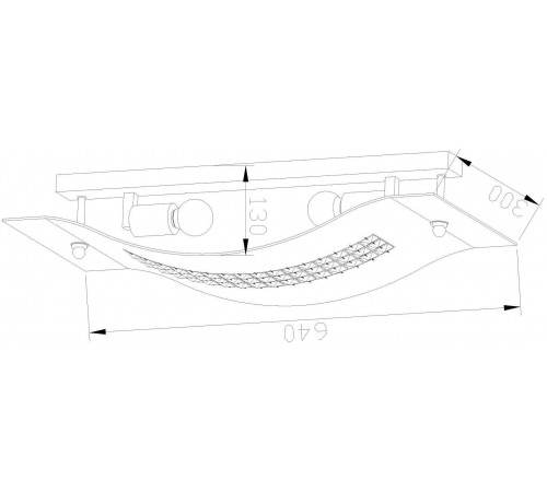 Накладной светильник Lucia Tucci Pelle Nerre W2019.2 Pelle Nerre 1