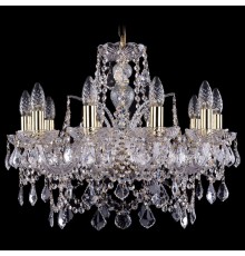 Подвесная люстра Bohemia Ivele Crystal 1411/10/195/G/Leafs 1411