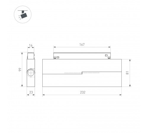 Накладной светильник Arlight 035858(1) MAG-ORIENT