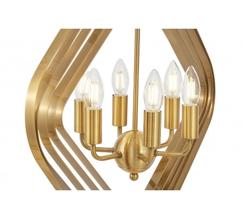 Подвесная люстра LUMINA DECO LDP 8005-6 MD Crulia