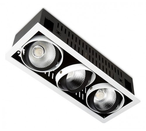 Встраиваемый светильник Ambrella T813 BK/CH 3*12W 4200K Classic T81