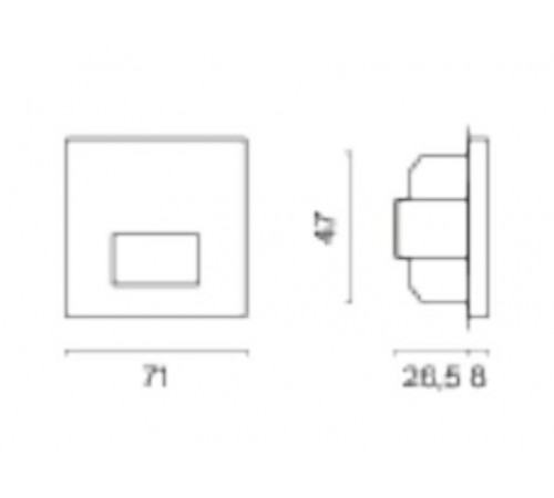 Датчик движения без рамки Voltum VLS070503 S70