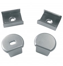 Набор заглушек и скоб для профиля Uniel UL-00000627 UFE-N07 SILVER A POLYBAG