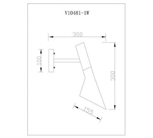Бра Moderli V10481-1W Turin