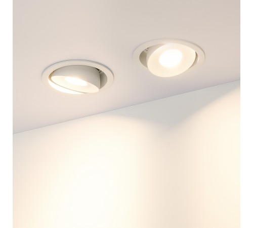Встраиваемый светильник Arlight 026868 CL-SIMPLE-R78-9W Warm3000 (WH, 45 deg)