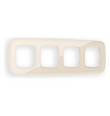 Рамка на 4 поста Ambrella Volt OF320304 Radian Стекло органическое