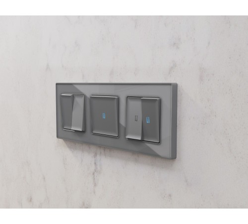 Рамка на 3 поста Ambrella Volt AF580653 Arctic