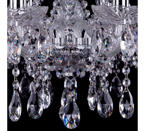 Подвесная люстра Bohemia Ivele Crystal 1413/8/200/Ni 1413