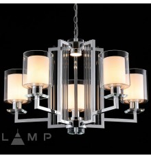 Подвесная люстра iLamp RM6201-5 CR+CL King