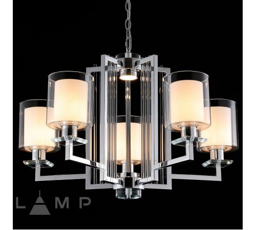 Подвесная люстра iLamp RM6201-5 CR+CL King