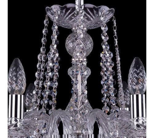 Подвесная люстра Bohemia Ivele Crystal 1402/8/240/Ni 1402