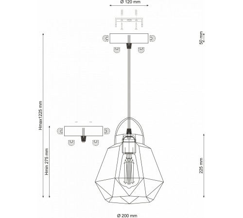 Подвесной светильник Lucia Tucci NARNI 1941.1 white Narni 2