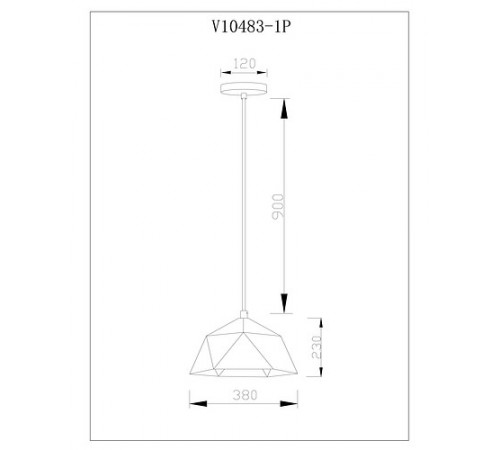 Подвесной светильник Moderli V10483-1P Genoa