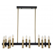 Люстра на штанге Indigo 13009/12PL Black Cero