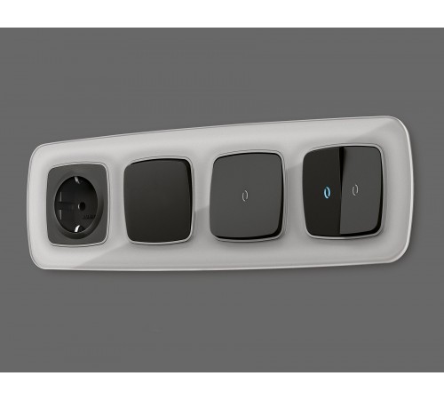 Клавиша для выключателя одноклавишного Ambrella Volt OP8010 Quant